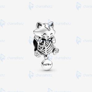 Pandora Kitten & Yarn Ball Charm